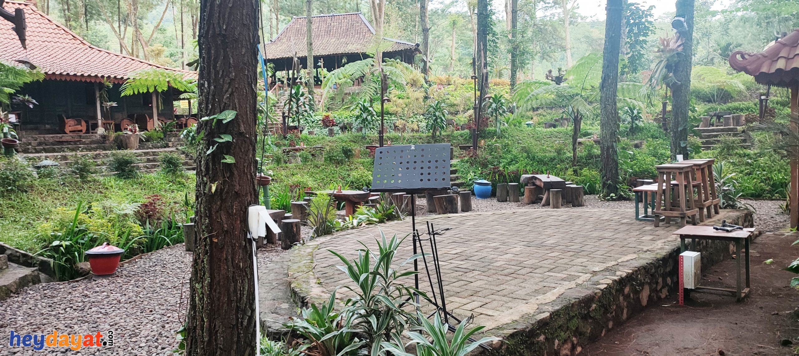 Cafe Outdoor Dengan Live Music, Kedai Hutan Cempaka Adventure Prigen Pasuruan
