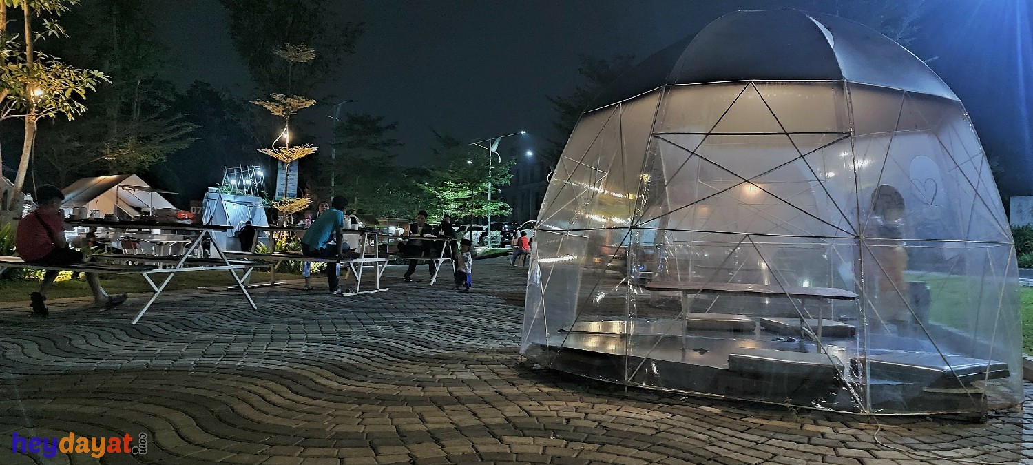 Tenda Transparan Untuk Paket Makan Berramai-ramai